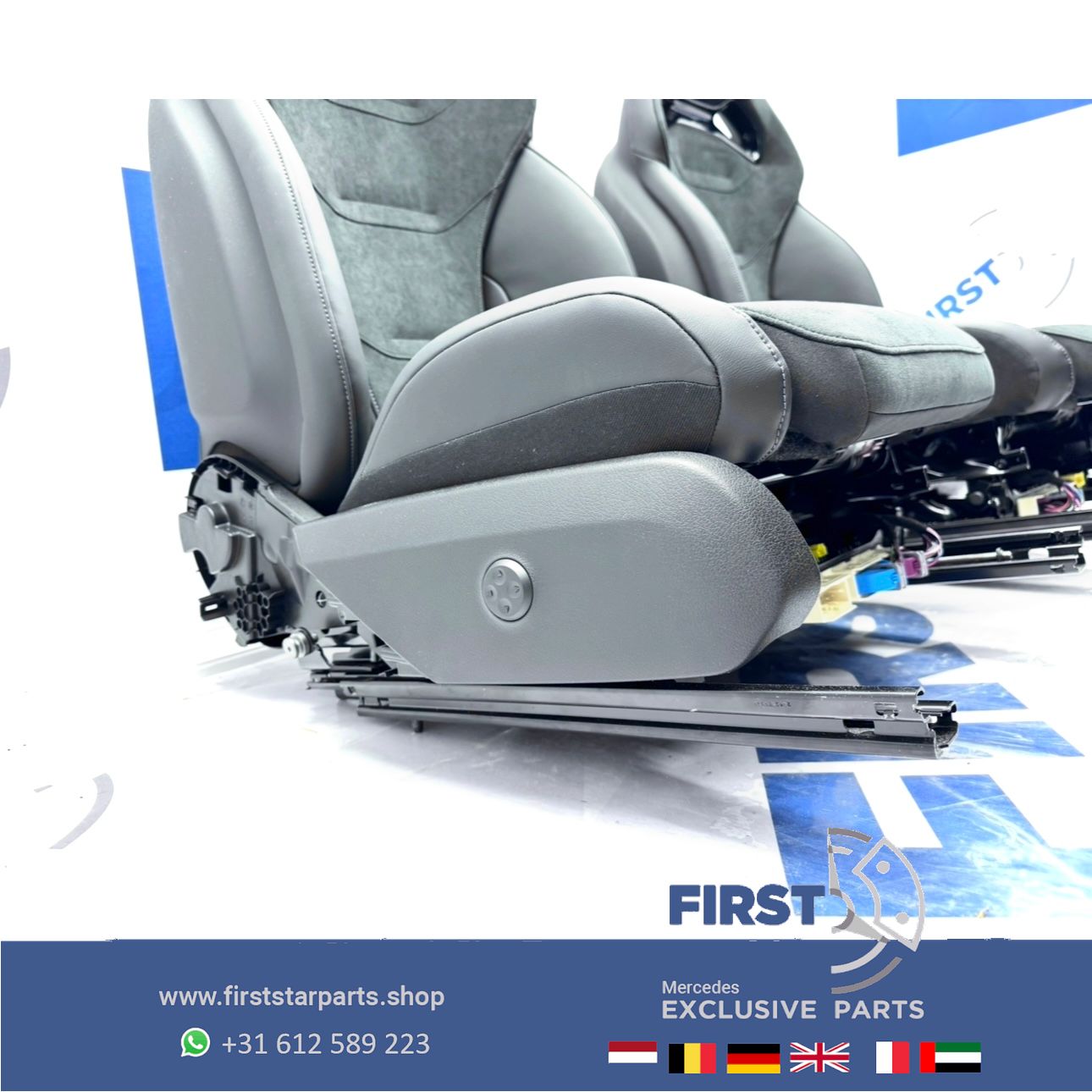 W206 C63 AMG KUIP STOELEN SET C63s E PERFORMANCE S206 interieur Mercedes C Clase 2022-2027 PERFORMANCE ZETELS A2065403452 BEKLEDING SITZE SET seat single usado en Menorca foto 9