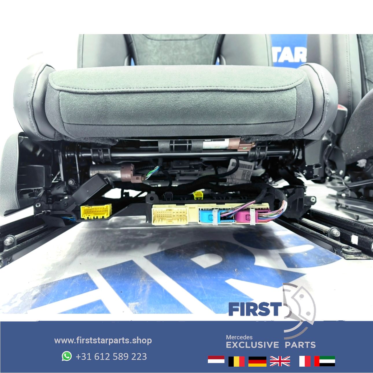 W206 C63 AMG KUIP STOELEN SET C63s E PERFORMANCE S206 interieur Mercedes C Clase 2022-2027 PERFORMANCE ZETELS A2065403452 BEKLEDING SITZE SET seat single usado en Menorca foto 10