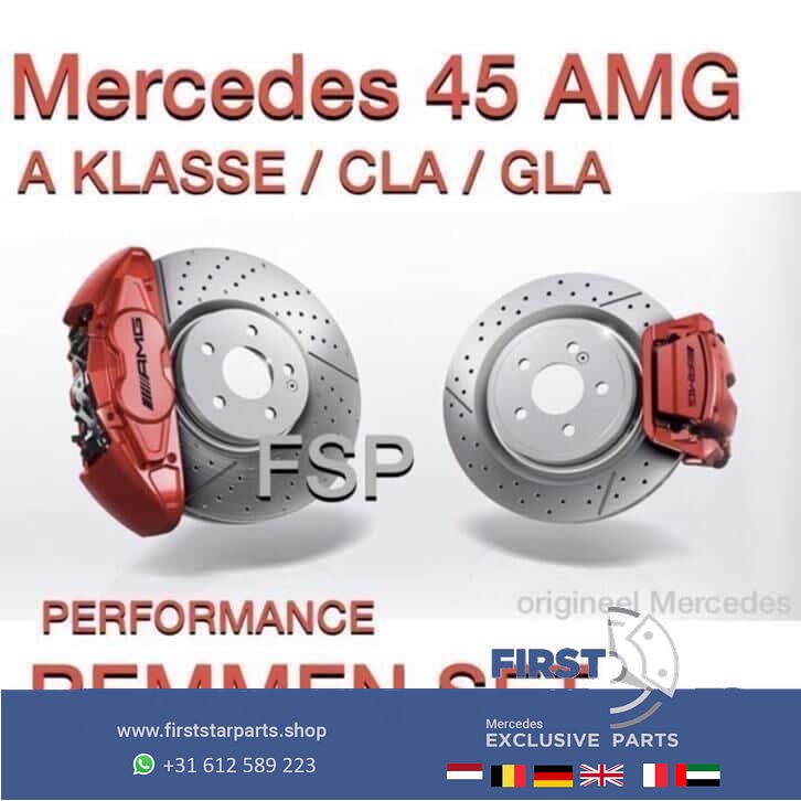 originalinal A45 AMG Performance Remklauwen Set W176 AClase 45 caliper set of 2 usado en Menorca