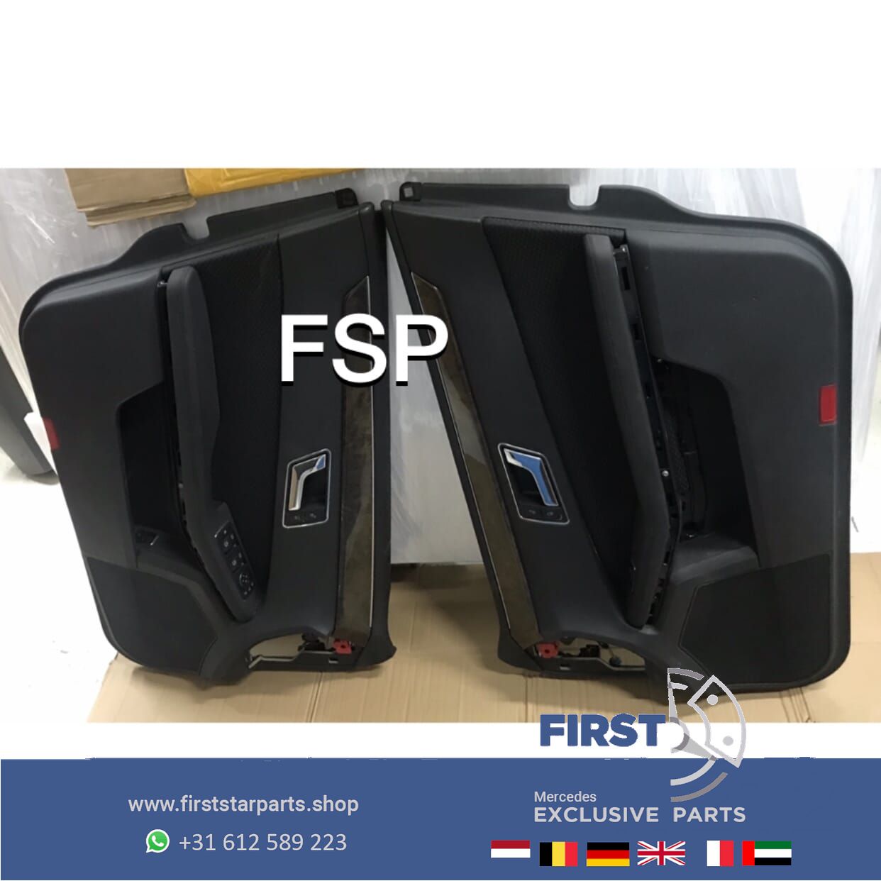 W212 DEURPANELEN SET Mercedes E Clase DEUR KAART PANEEL 2009-2016 (4X) door upholstery door panel complete set usado en Menorca