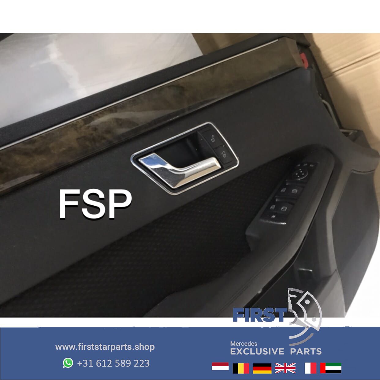 W212 DEURPANELEN SET Mercedes E Clase DEUR KAART PANEEL 2009-2016 (4X) door upholstery door panel complete set usado en Menorca foto 5