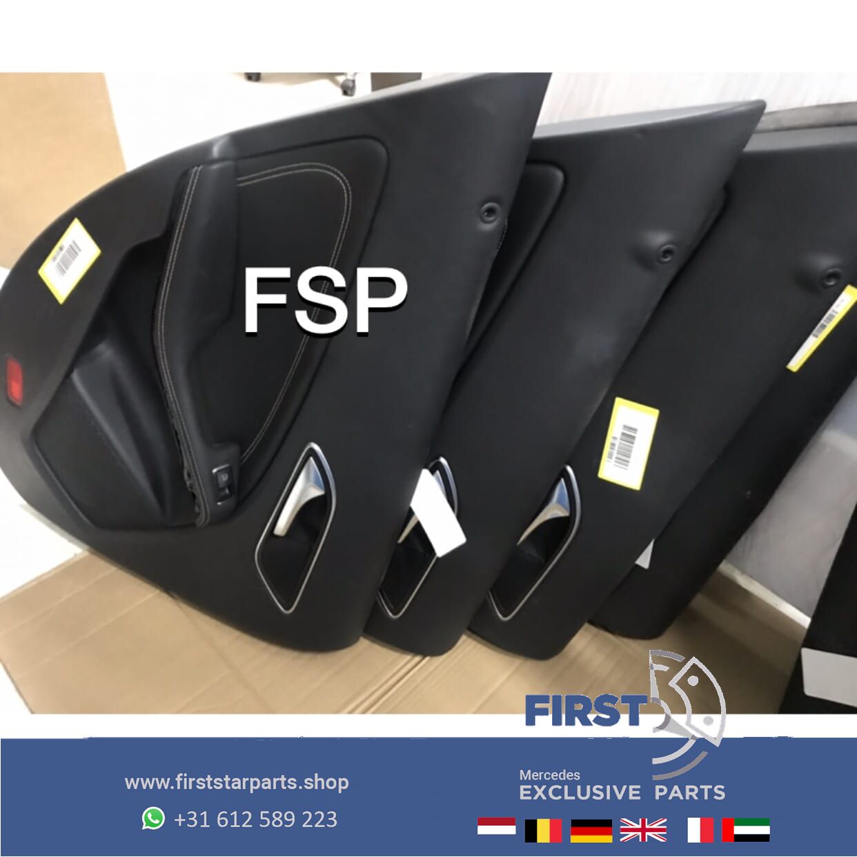 W117 C117 CLA DEURPANEEL DEUR KAART PANEEL LINKS/RECHTS ACHTER originalineel door upholstery door panel single usado en Menorca foto 3