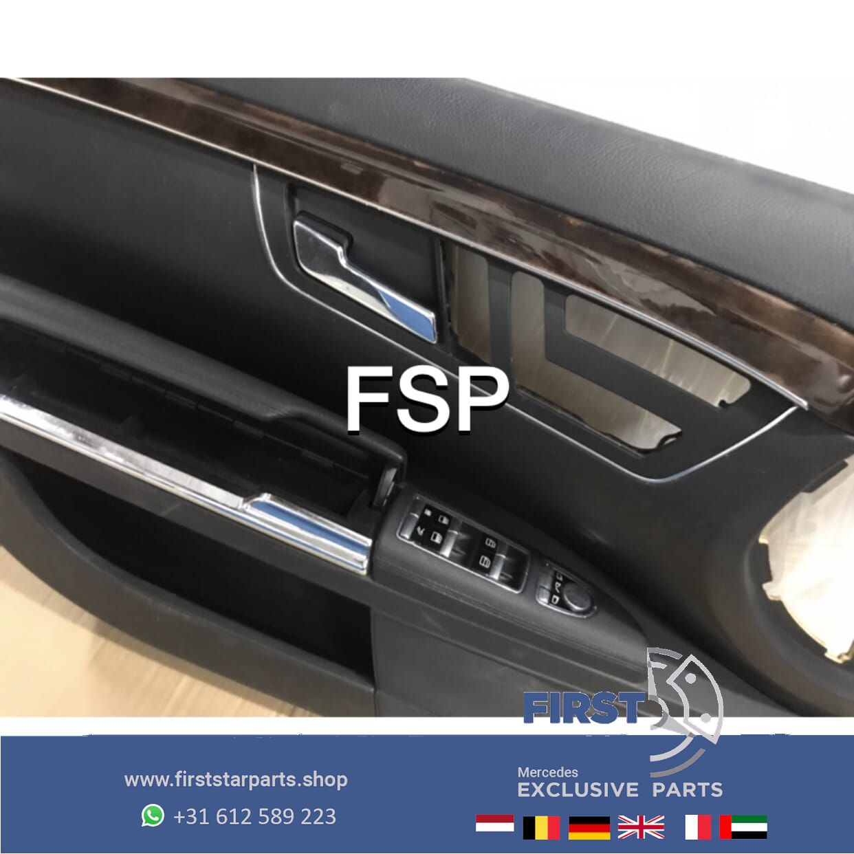 W221 DEURPANEEL SET Mercedes S Clase DEUR PANELEN LRVA 4X DEURKAART LINKS RECHTS VOOR ACHTER door upholstery door panel complete set usado en Menorca