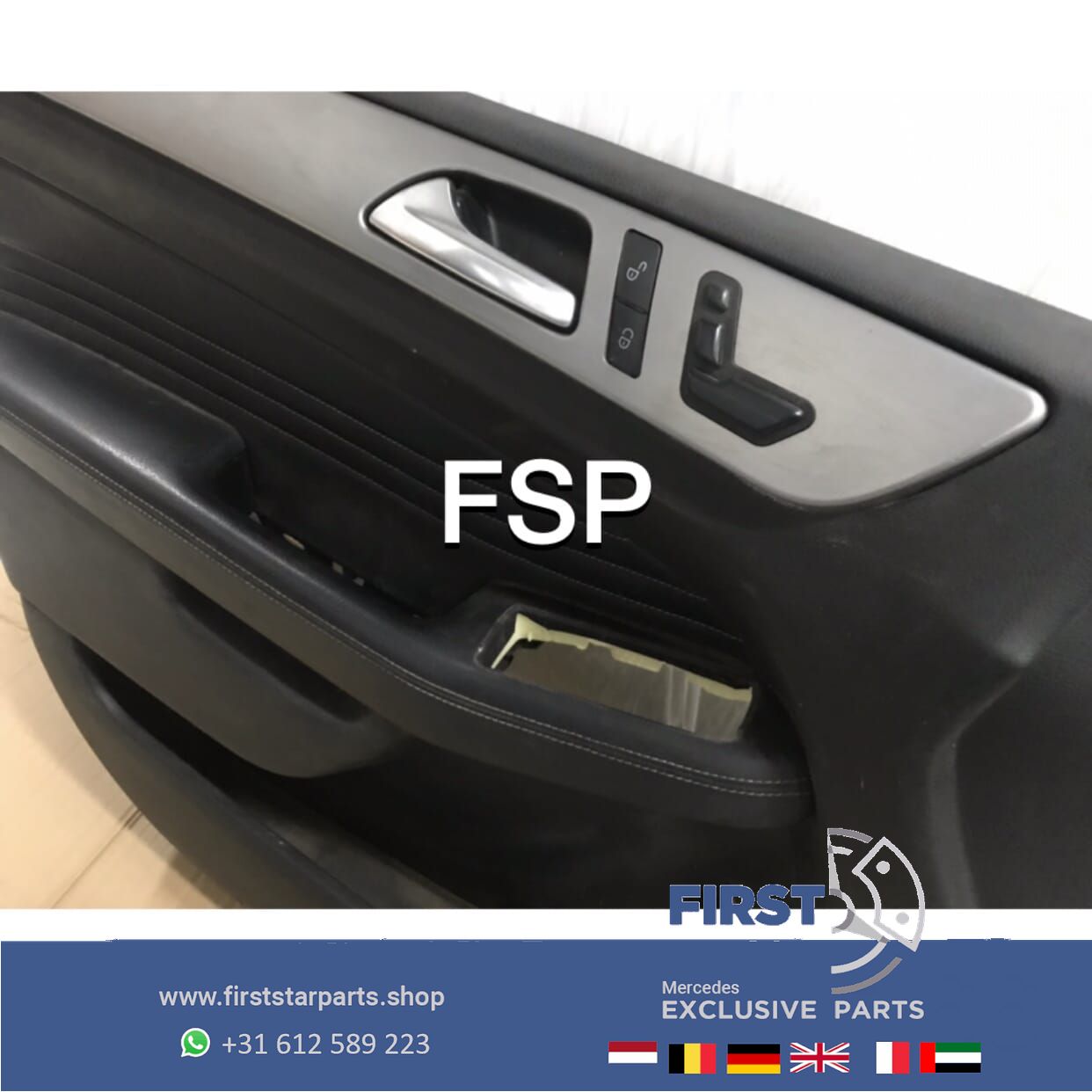 W166 DEURPANEEL Mercedes ML / GLE Clase DEUR PANEEL KAART door upholstery door panel single usado en Menorca foto 2