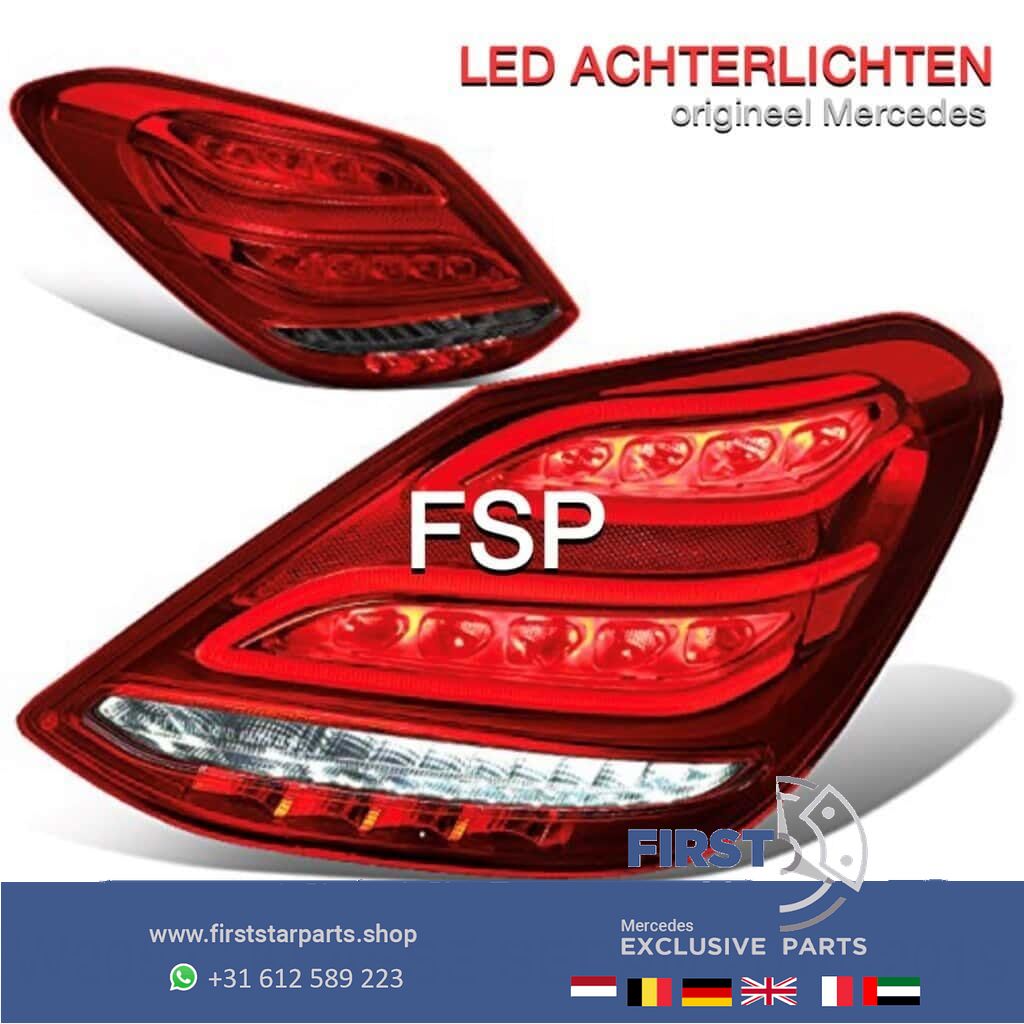 W205 LED ACHTERLICHT SET originalINEEL Mercedes C Clase LINKS+RECHTS tail light left and right usado en Menorca