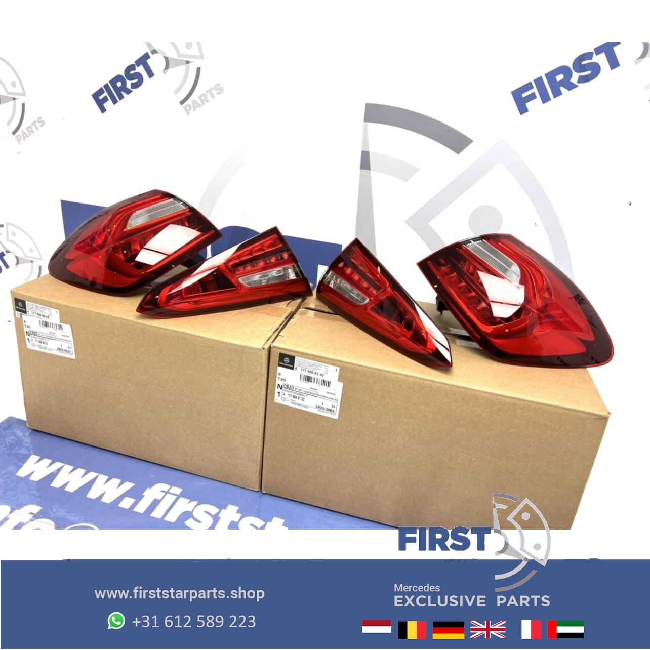W177 A35 A45 AMG ACHTERLICHTEN HALF LED SET LINKS RECHTS Mercedes A Clase 2018-2023 originalINEEL tail light left and right usado en Menorca foto 2