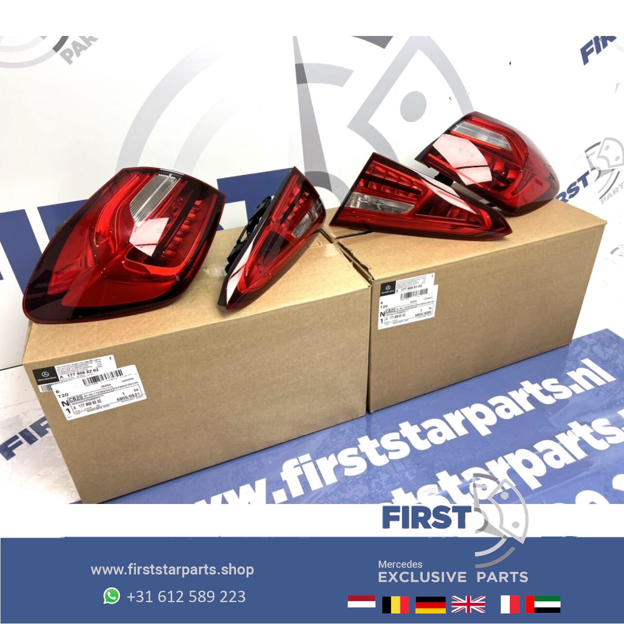 W177 A35 A45 AMG ACHTERLICHTEN HALF LED SET LINKS RECHTS Mercedes A Clase 2018-2023 originalINEEL tail light left and right usado en Menorca foto 3