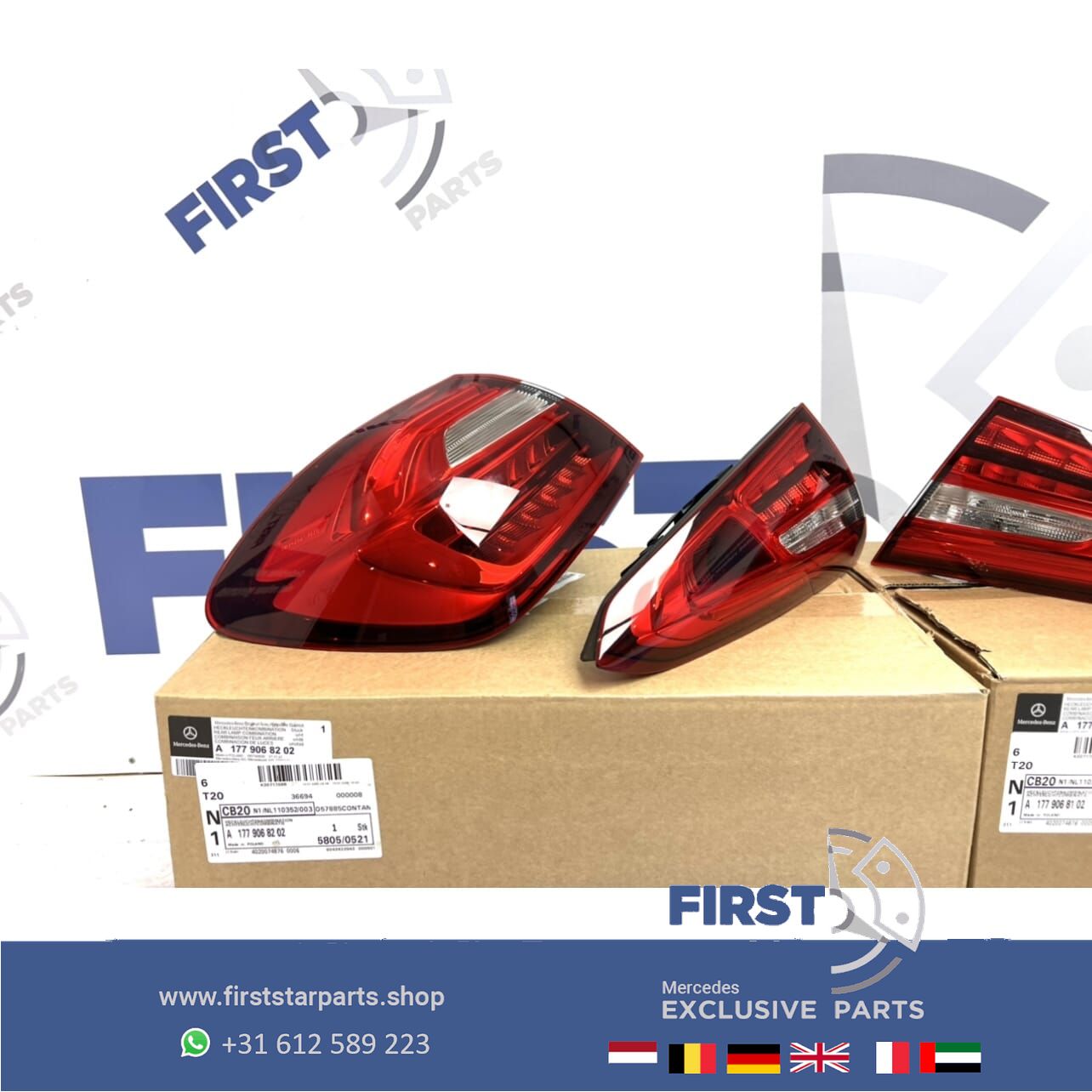 W177 A35 A45 AMG ACHTERLICHTEN HALF LED SET LINKS RECHTS Mercedes A Clase 2018-2023 originalINEEL tail light left and right usado en Menorca foto 4
