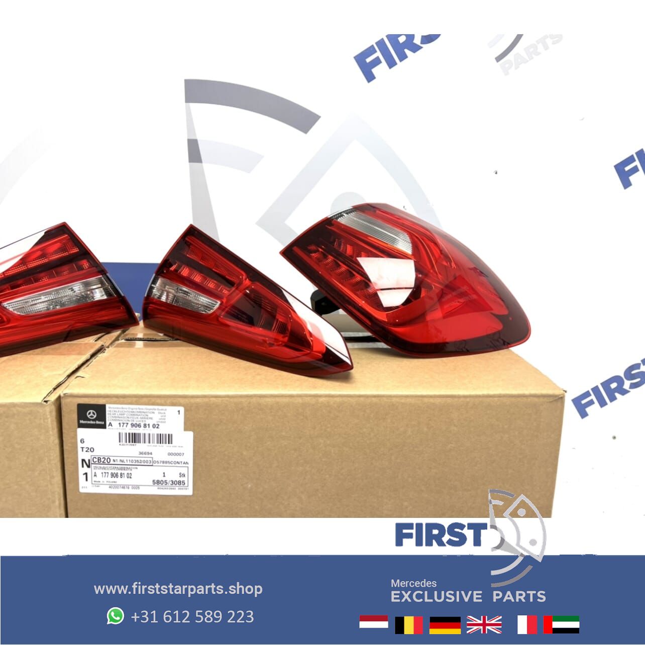 W177 A35 A45 AMG ACHTERLICHTEN HALF LED SET LINKS RECHTS Mercedes A Clase 2018-2023 originalINEEL tail light left and right usado en Menorca foto 5