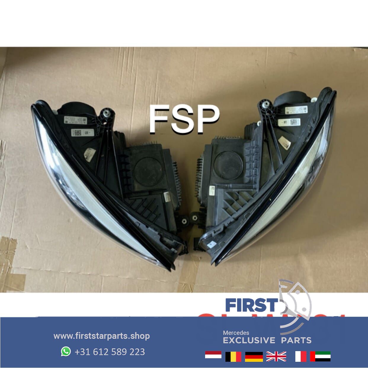W231 R231 LED FACELIFT ILS KOPLAMPEN SET LINKS + RECHTS 2020 completo originalINEEL Mercedes 2016-2020 headlight left and right usado en Menorca foto 6