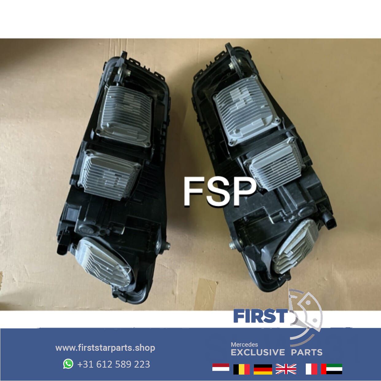 W231 R231 LED FACELIFT ILS KOPLAMPEN SET LINKS + RECHTS 2020 completo originalINEEL Mercedes 2016-2020 headlight left and right usado en Menorca foto 9