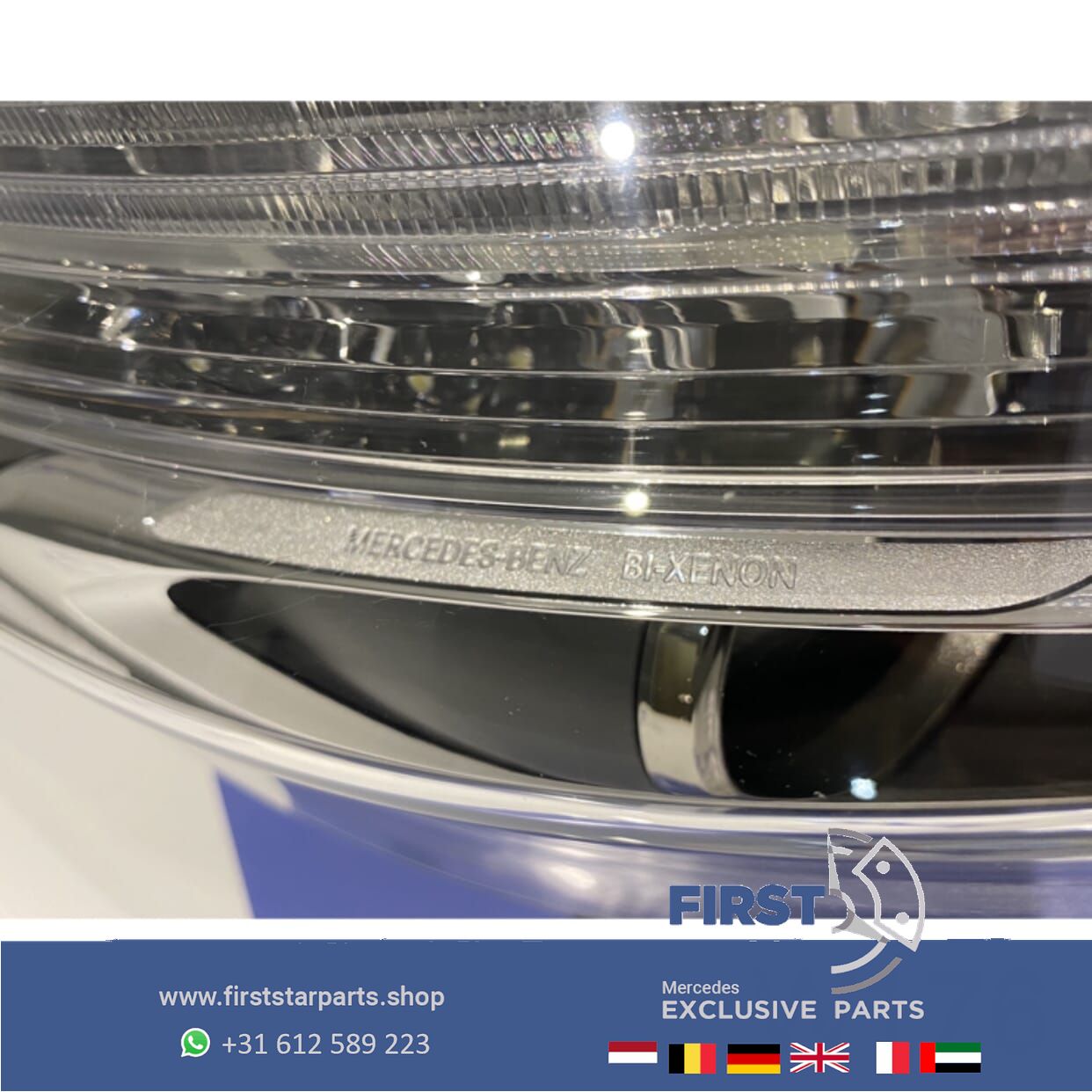 W176 BI XENON LED LINKER EN RECHTER KOPLAMPEN SET A Clase 2012-2016 originalINEEL headlight left and right usado en Menorca foto 4