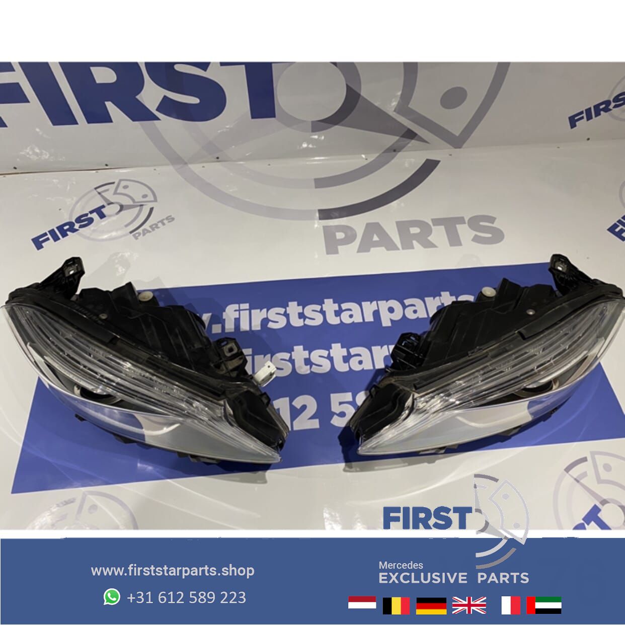 W176 BI XENON LED LINKER EN RECHTER KOPLAMPEN SET A Clase 2012-2016 originalINEEL headlight left and right usado en Menorca foto 5