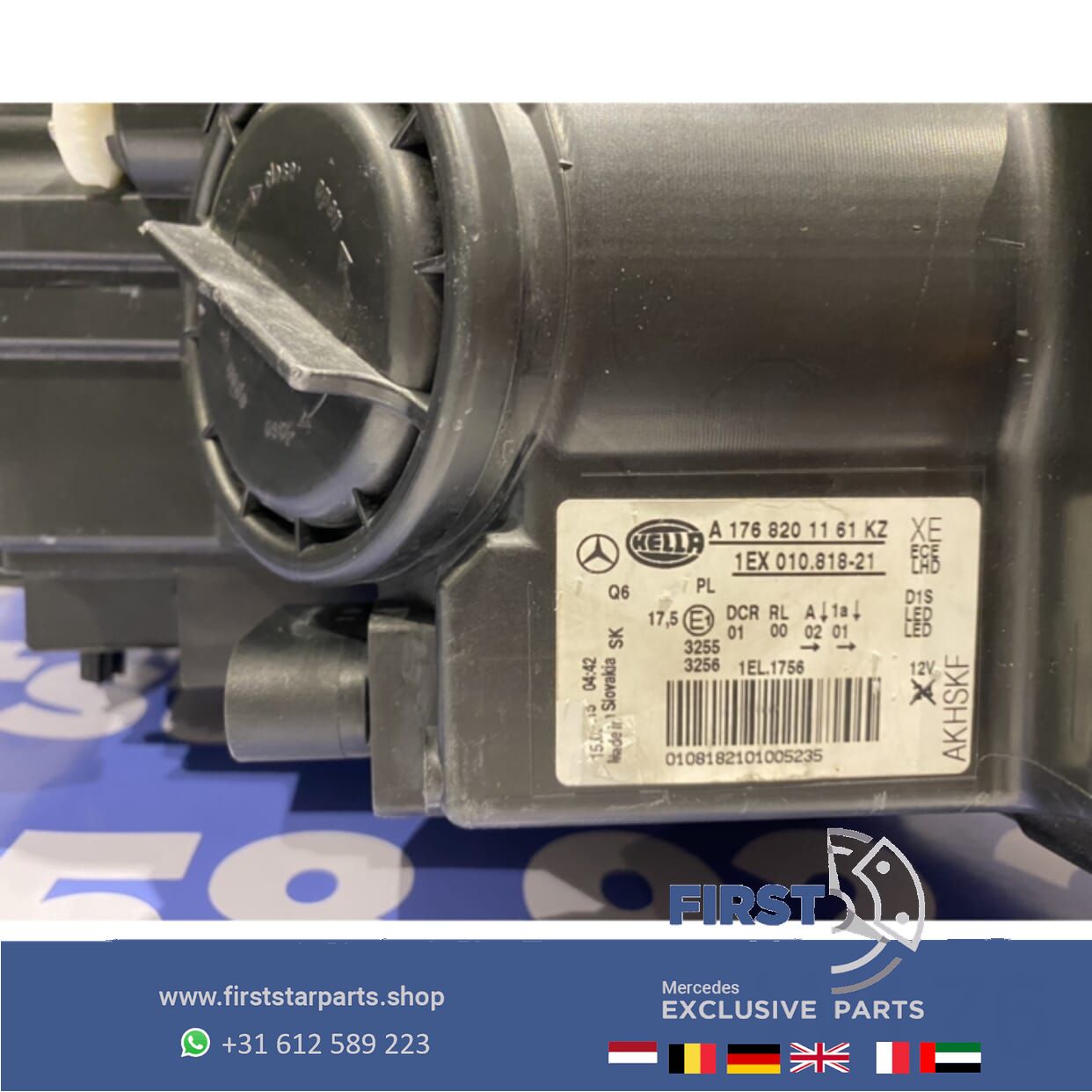 W176 BI XENON LED LINKER EN RECHTER KOPLAMPEN SET A Clase 2012-2016 originalINEEL headlight left and right usado en Menorca foto 7