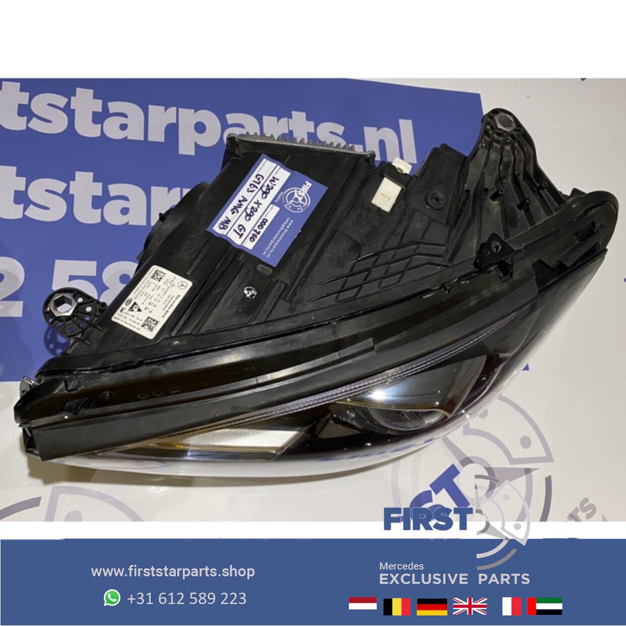 W290 GT 63 S KOPLAMPEN A2909068900 A290906900 SET MULTIBEAM LED LINKS+RECHTS CARBON headlight left and right usado en Menorca foto 6