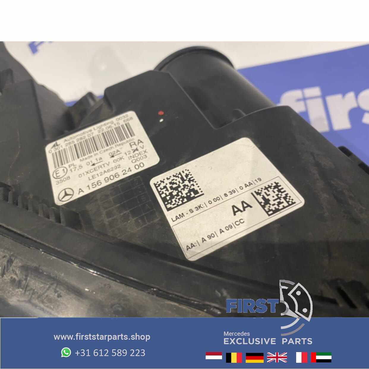 W156 ILS KOPLAMPEN SET LINKS + RECHTS originalineel Mercedes INTELLIGENT LIGHT SYSTEM 2013-2016 X156 headlight left and right usado en Menorca foto 5