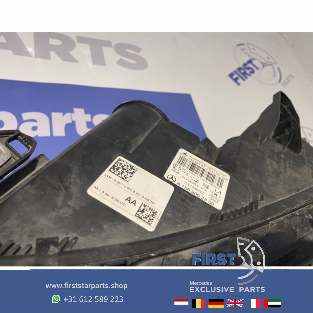 W156 ILS KOPLAMPEN SET LINKS + RECHTS originalineel Mercedes INTELLIGENT LIGHT SYSTEM 2013-2016 X156 headlight left and right usado en Menorca foto 7