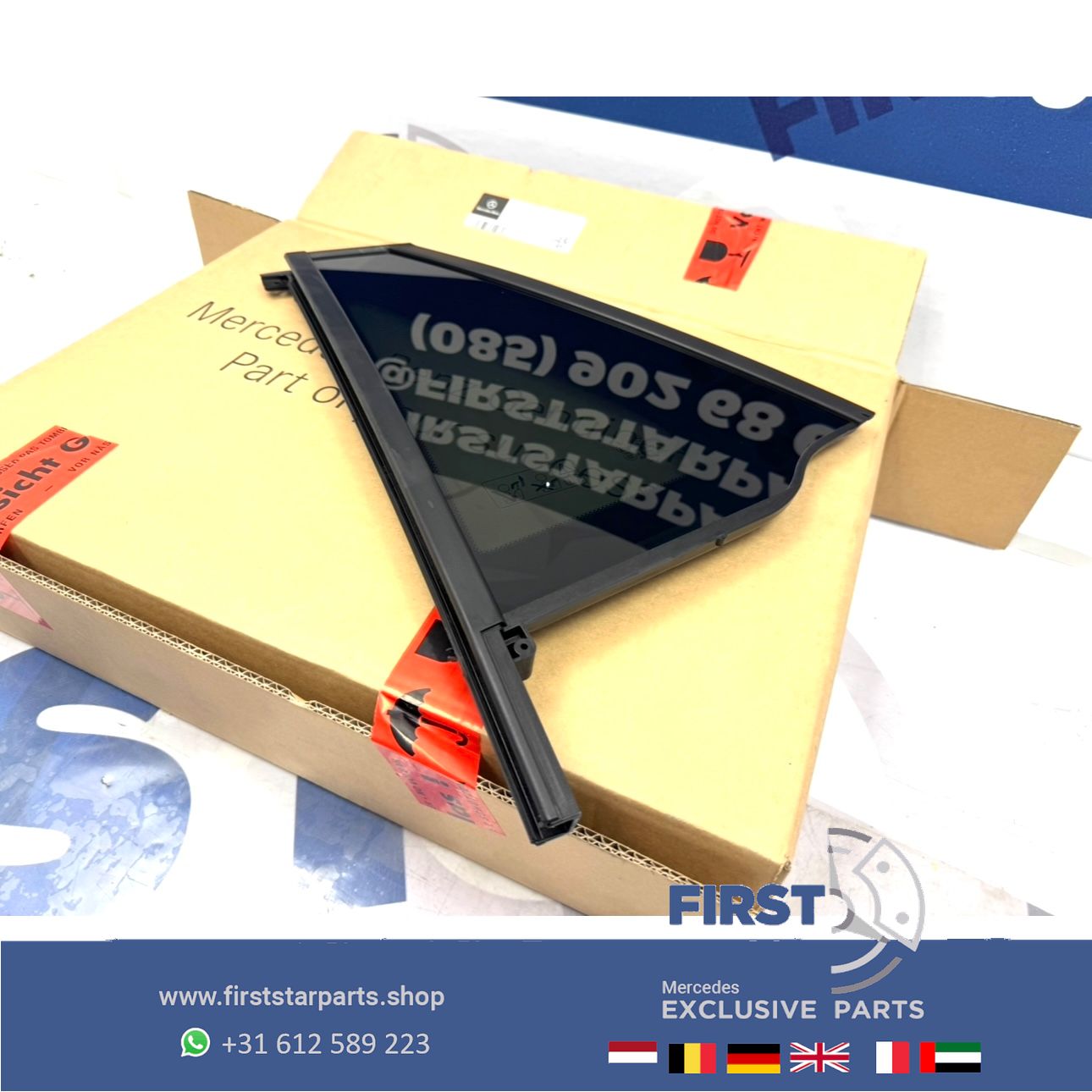W254 ruit X254 GLC achter raampje originalineel Mercedes 2021-2026 ACHTER RUIT LINKS rear window usado en Menorca