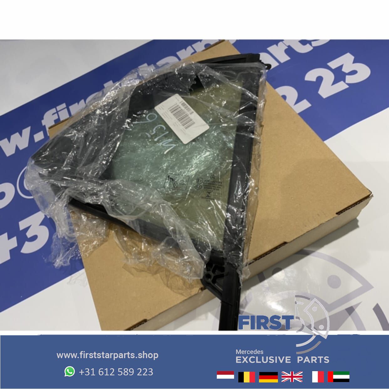 W156 ruit X156 GLA achter raampje originalineel Mercedes 2013-2016 ACHTER RUIT rear window usado en Menorca foto 2
