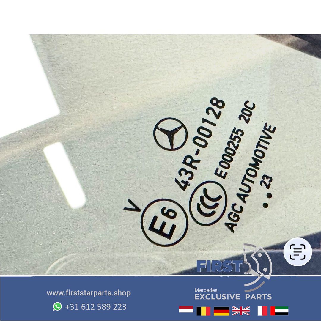 W117 C117 CLA ACHTER DEUR RUIT LINKS / RECHTS GLAS Mercedes 2013-2018 originalineel rear window usado en Menorca foto 6