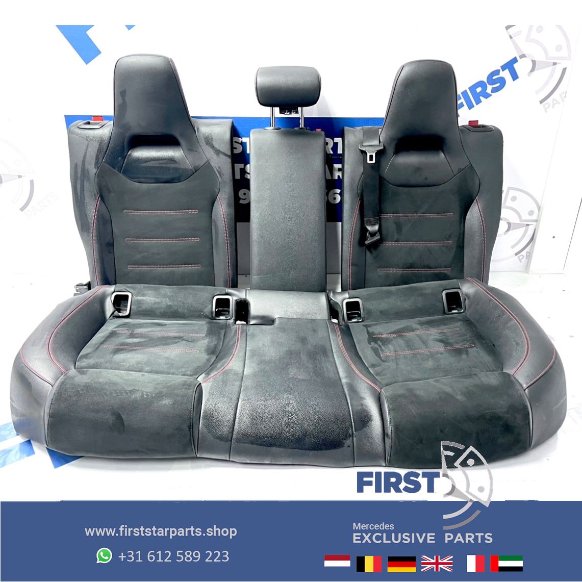 W177 A Clase 2024 FACELIFT A35 AMG INTERIEUR BEKLEDING SET STOELEN completo SUEDE / LEER ALCANTARA 2018-2025 originalINEEL complete interior usado en Menorca foto 6