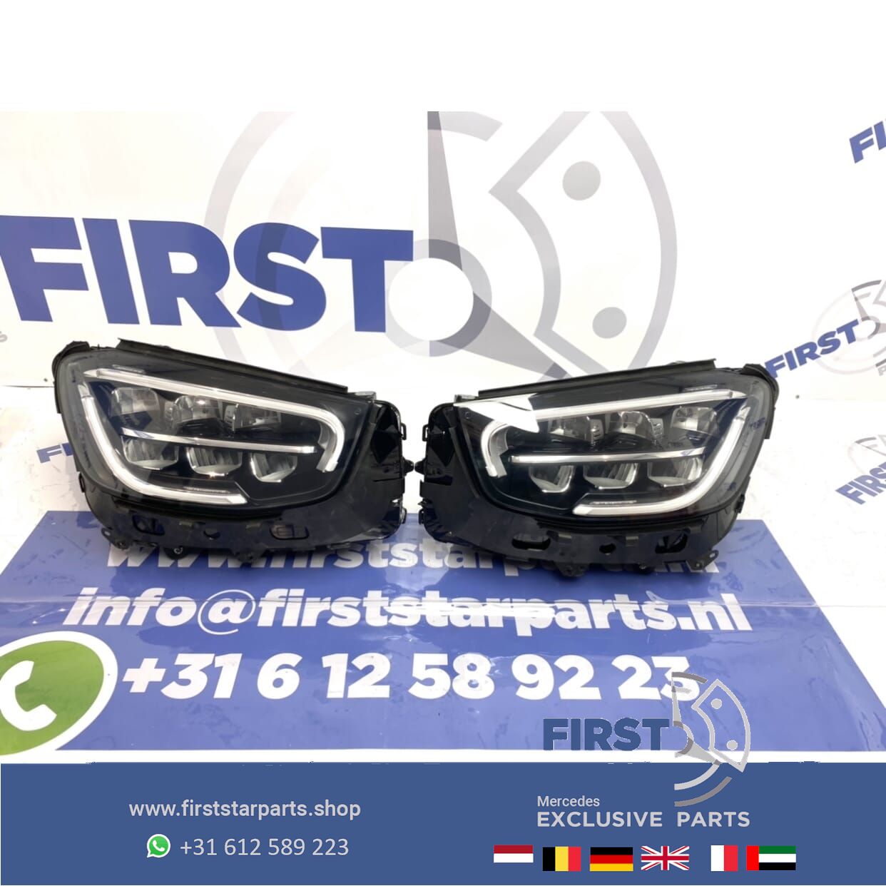 W253 C253 X253 FACELIFT GLC HP LED KOPLAMPEN SET Mercedes 2018-2022 originalINEEL LINKS + RECHTS High Performance headlight left and right usado en Menorca