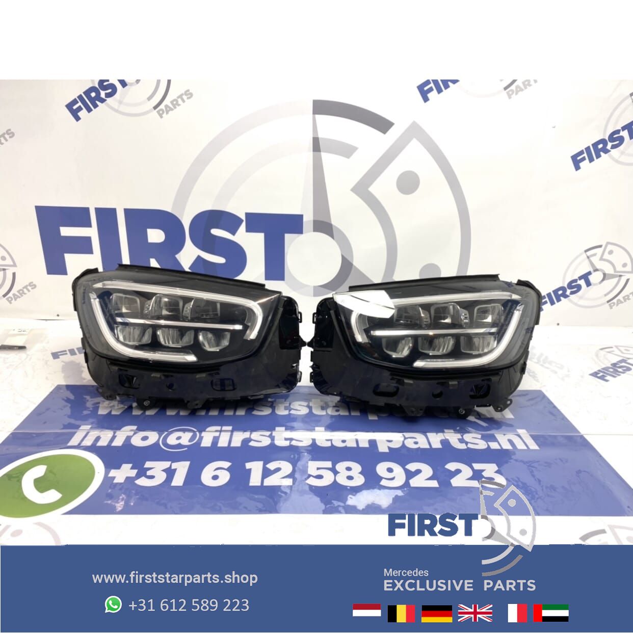 W253 C253 X253 FACELIFT GLC HP LED KOPLAMPEN SET Mercedes 2018-2022 originalINEEL LINKS + RECHTS High Performance headlight left and right usado en Menorca foto 10