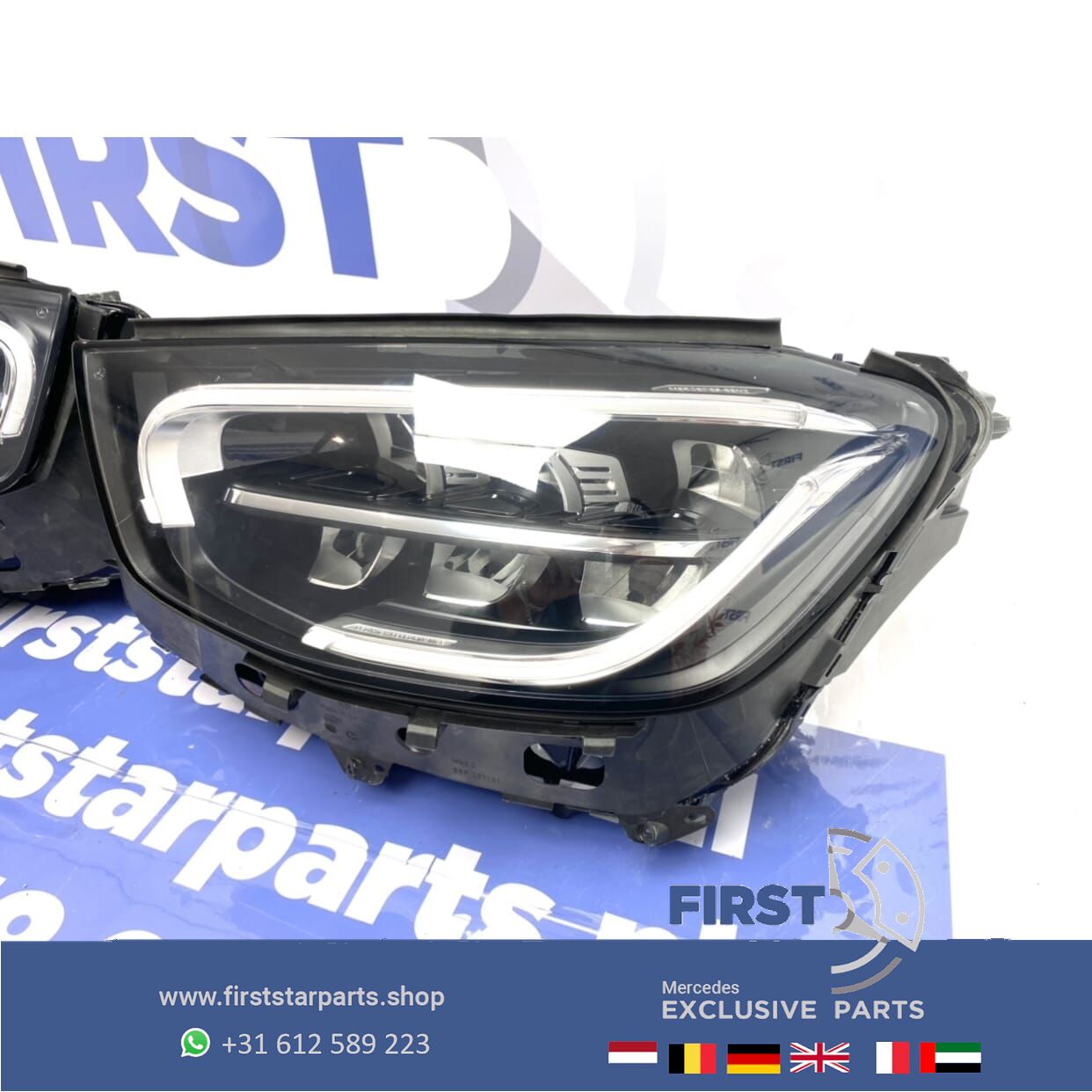 W253 C253 X253 FACELIFT GLC HP LED KOPLAMPEN SET Mercedes 2018-2022 originalINEEL LINKS + RECHTS High Performance headlight left and right usado en Menorca foto 3