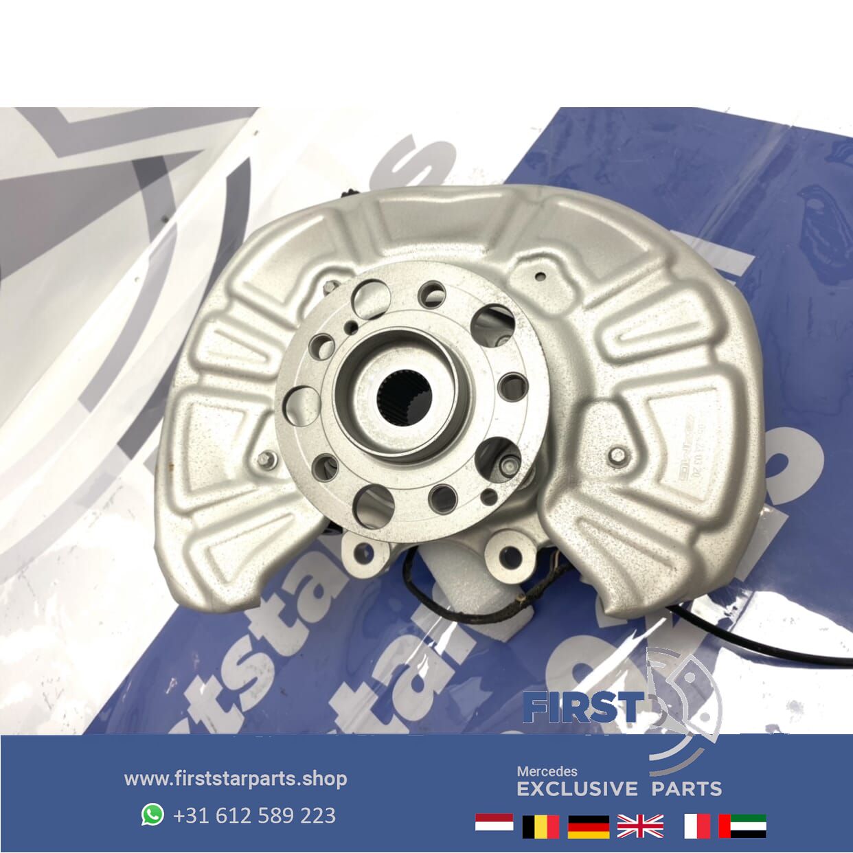 W205 C63 C63s AMG FUSEE WIELLAGER LINKS + RECHTS ACHTER SET C Clase 63 2014-2021 asschenkel completo C63 AMG LINKSACHTER + RECHTSACHTER wheel bearing steering knuckle bearing usado en Menorca foto 8