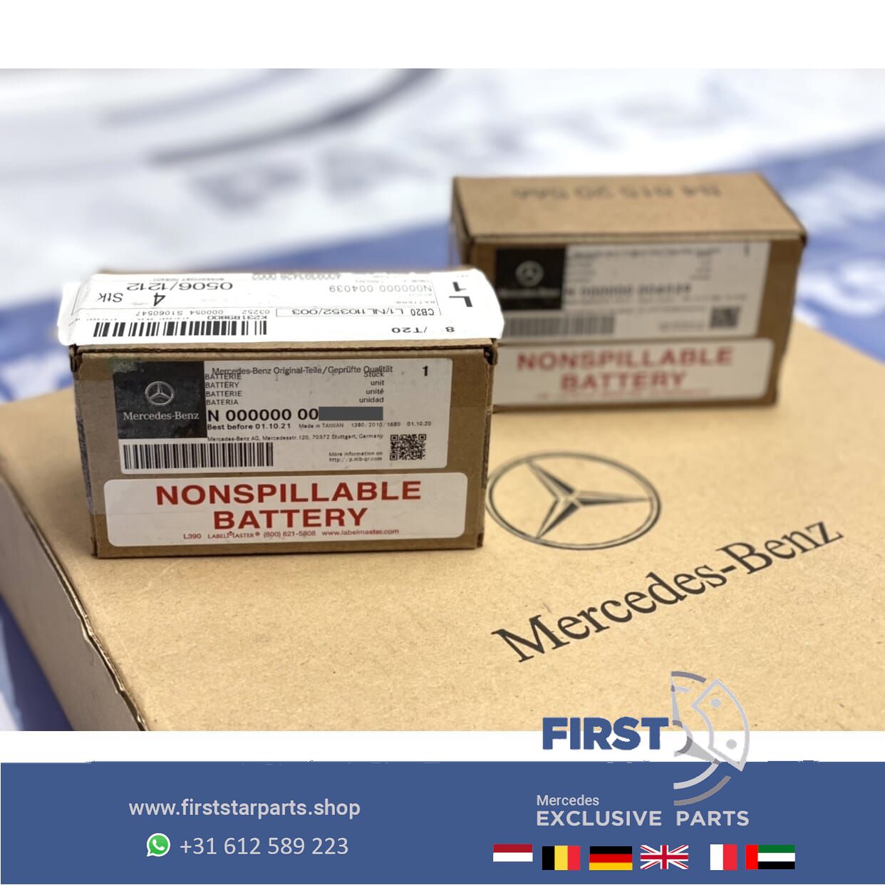 Mercedes BACKUP ACCU A B C CLA CLS E G GLA GLC GLE Clase originalinalinalinalinalINEEL 2016-2022 battery car brand original usado en Menorca foto 4