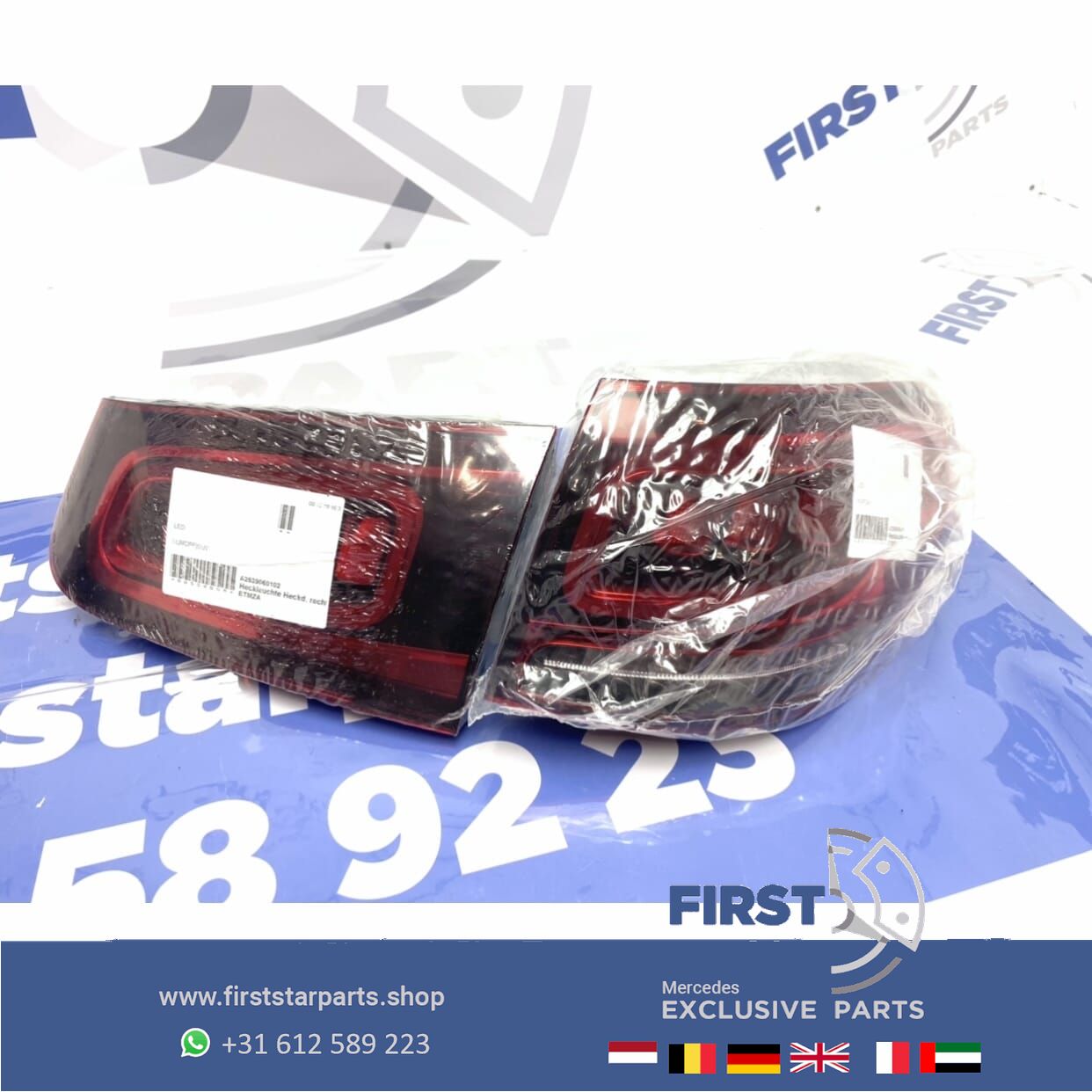 W253 FACELIFT GLC LED ACHTERLICHT SET RECHTS Mercedes 2020-2022 originalINEEL LINKS grille head lamp single usado en Menorca