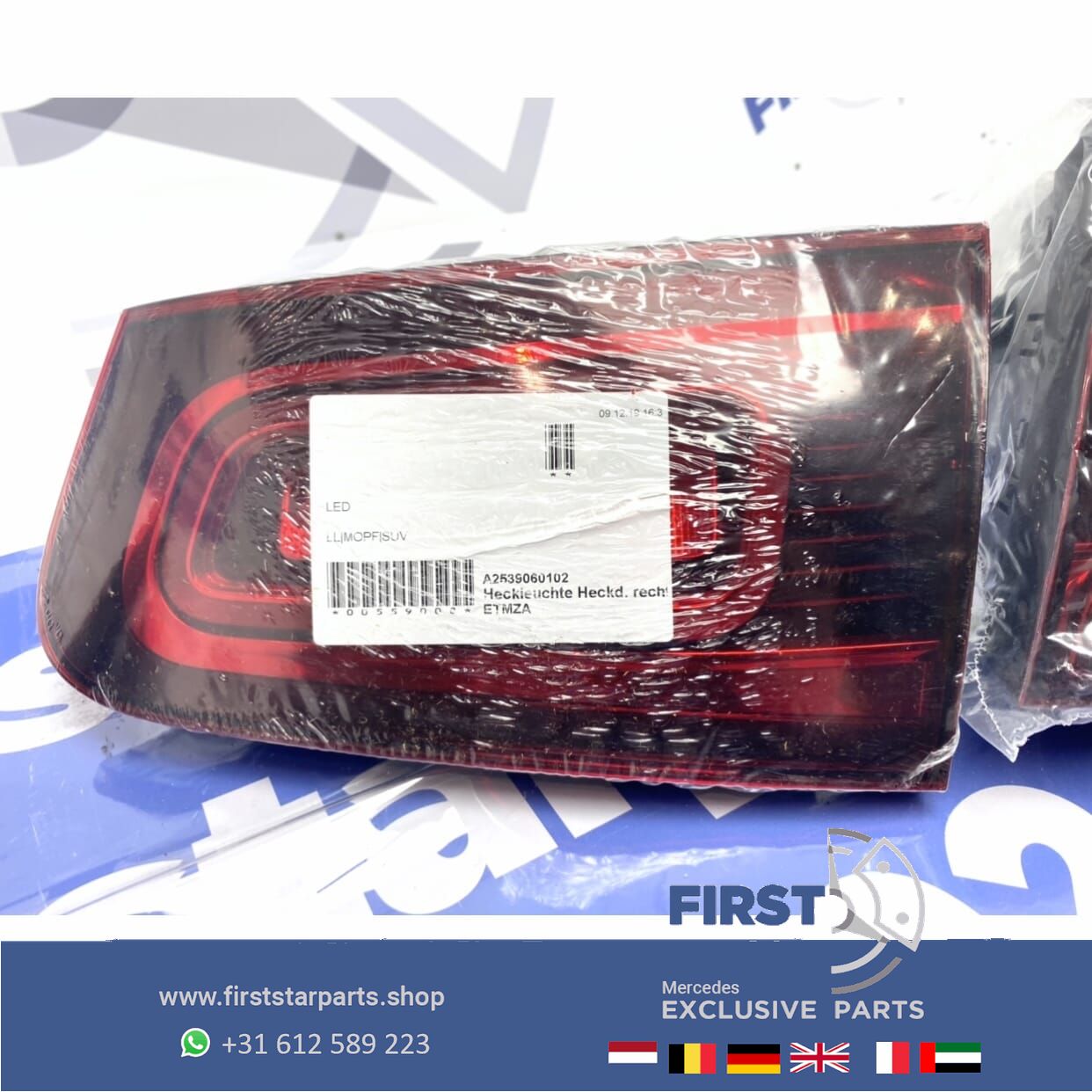 W253 FACELIFT GLC LED ACHTERLICHT SET RECHTS Mercedes 2020-2022 originalINEEL LINKS grille head lamp single usado en Menorca foto 3