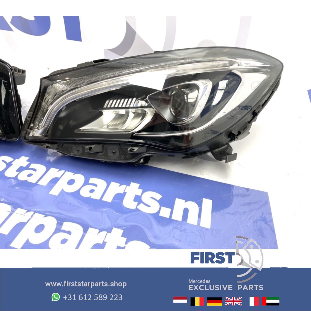 W117 C117 X117 CLA FACELIFT LED Koplampen SET originalineel Mercedes LINKS RECHTS 2013-2019 headlight left and right usado en Menorca foto 4