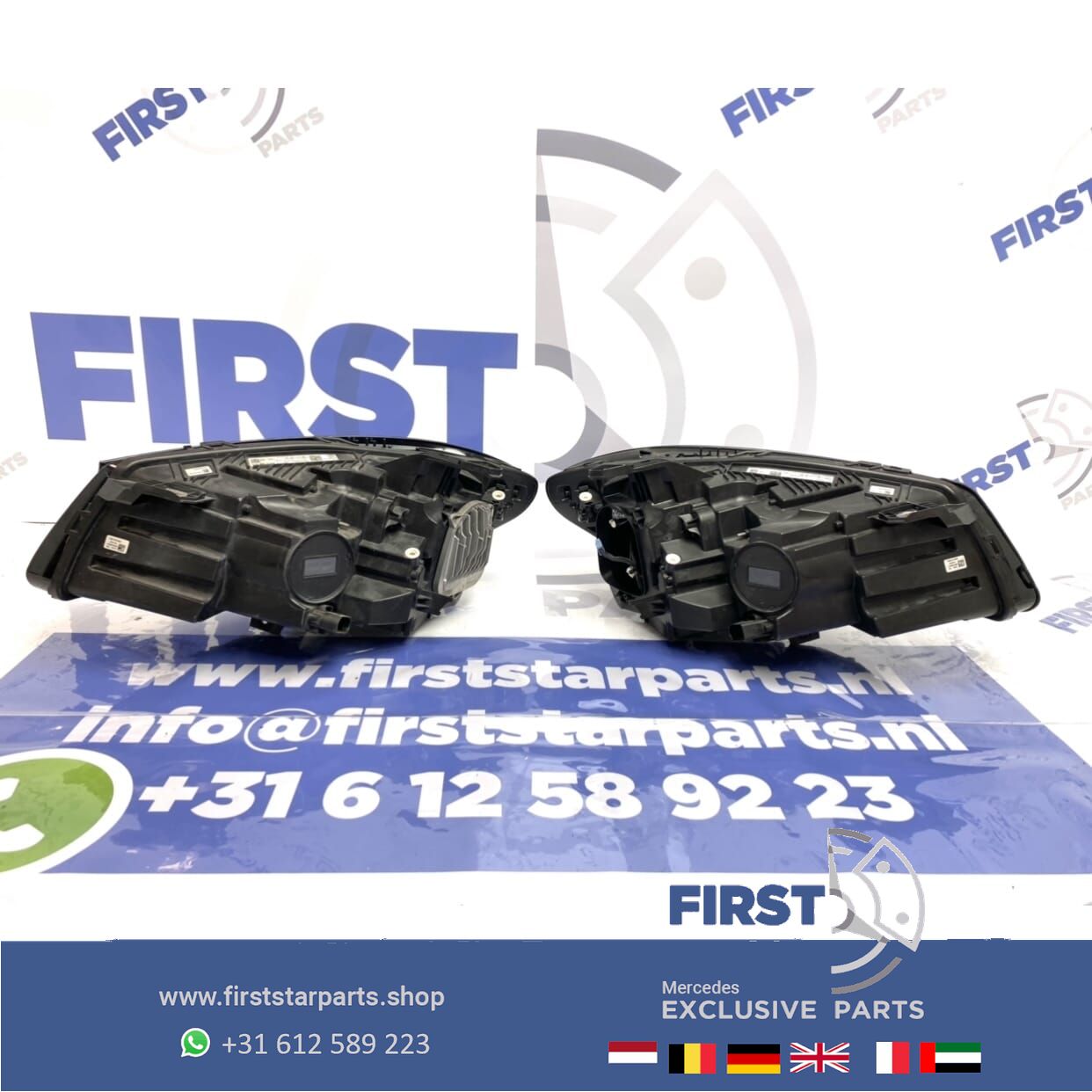 W117 C117 X117 CLA FACELIFT LED Koplampen SET originalineel Mercedes LINKS RECHTS 2013-2019 headlight left and right usado en Menorca foto 6