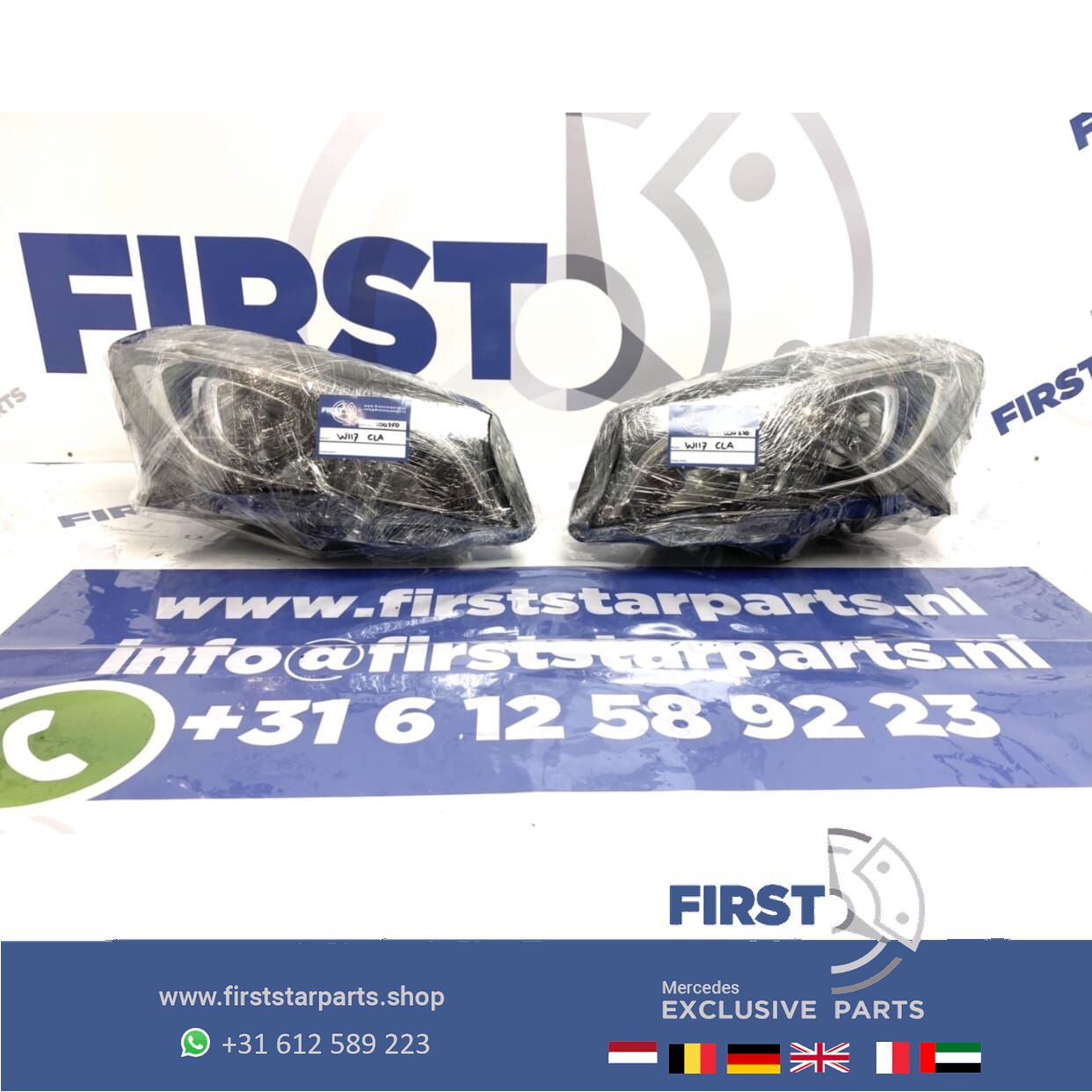 W117 C117 X117 CLA FACELIFT LED Koplampen SET originalineel Mercedes LINKS RECHTS 2013-2019 headlight left and right usado en Menorca foto 7