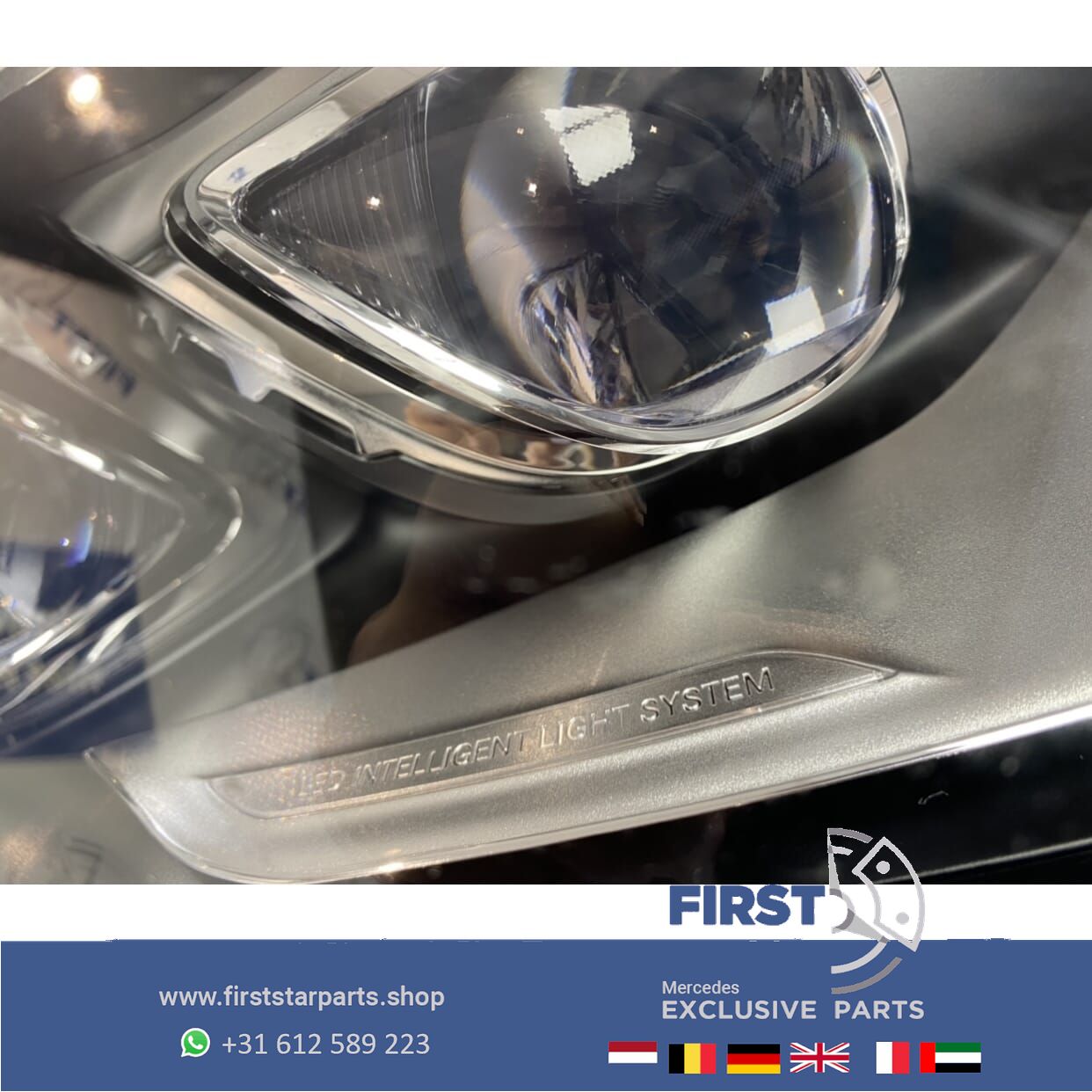 W166 C292 GLE63 AMG HP LED KOPLAMP LINKS Mercedes 2014-2020 originalINEEL LINKER LAMP High Performance headlight left and right usado en Menorca foto 2