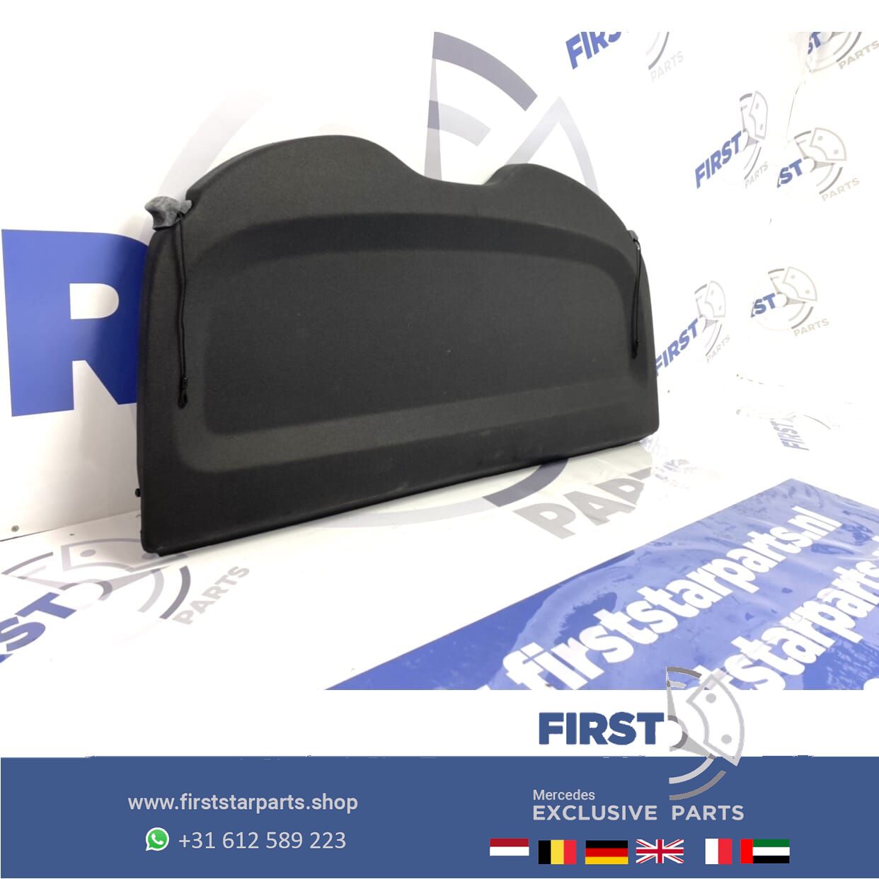 W176 A Clase AMG HOEDENPLANK Mercedes A1766902300 ZWART 2012-2018 rear shelf roll cover usado en Menorca