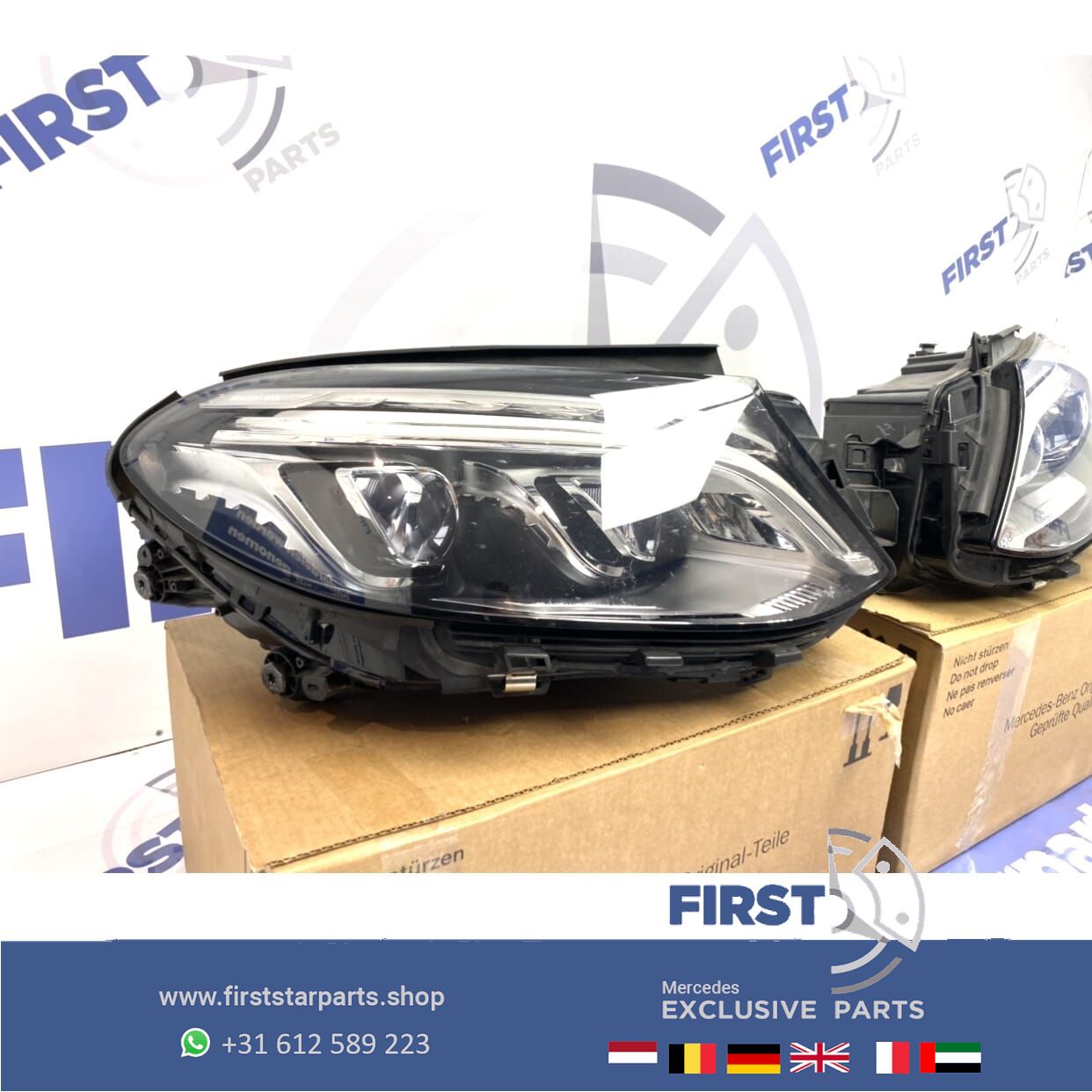W166 W292 GLE LED HIGH PERFORMANCE KOPLAMP completo RECHTS originalineel Mercedes 2014-2019 headlight left and right usado en Menorca