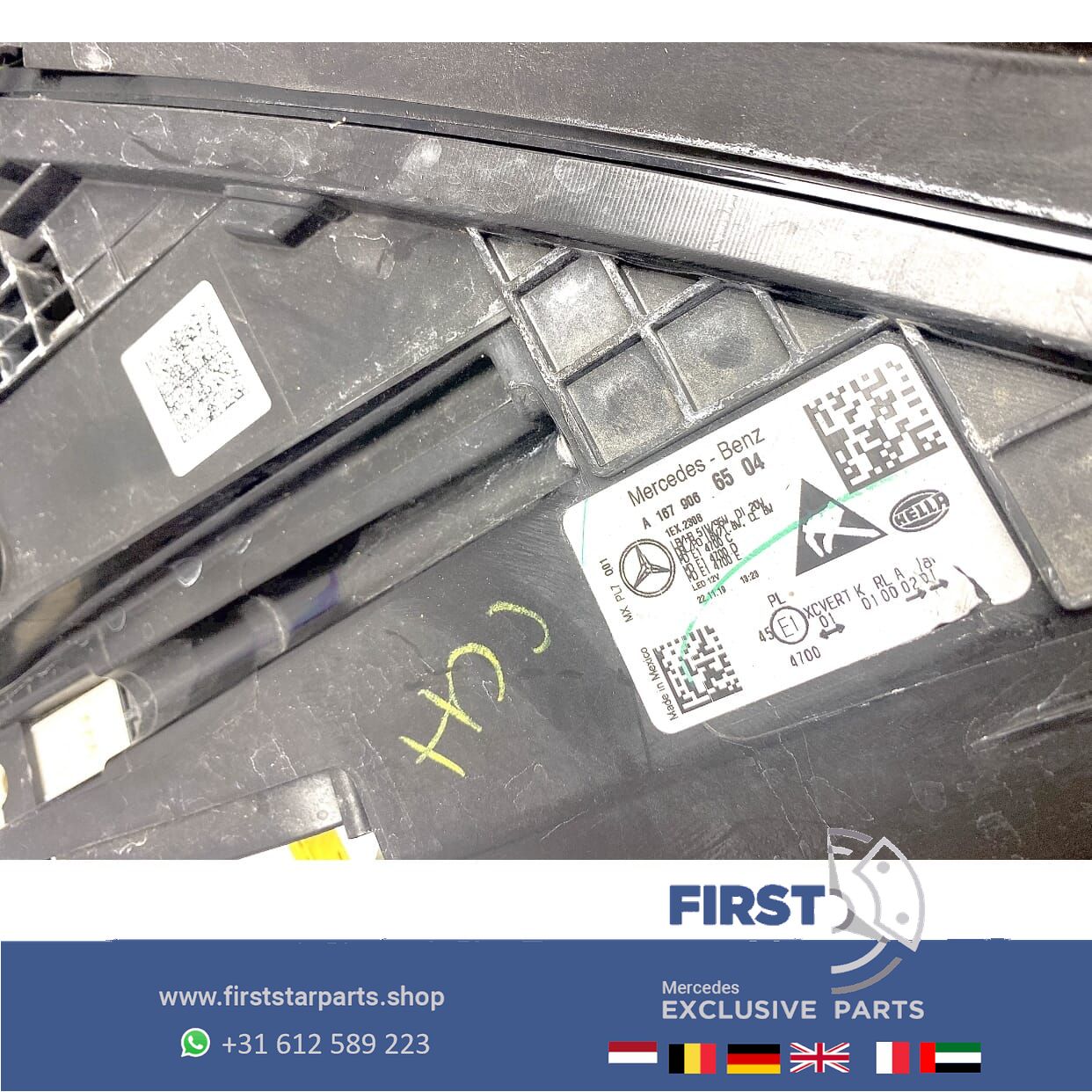 W167 V167 C167 GLE MULTIBEAM LED KOPLAMPEN Mercedes 2019-2021 originalINEEL LINKS of RECHTS headlight left and right usado en Menorca foto 6