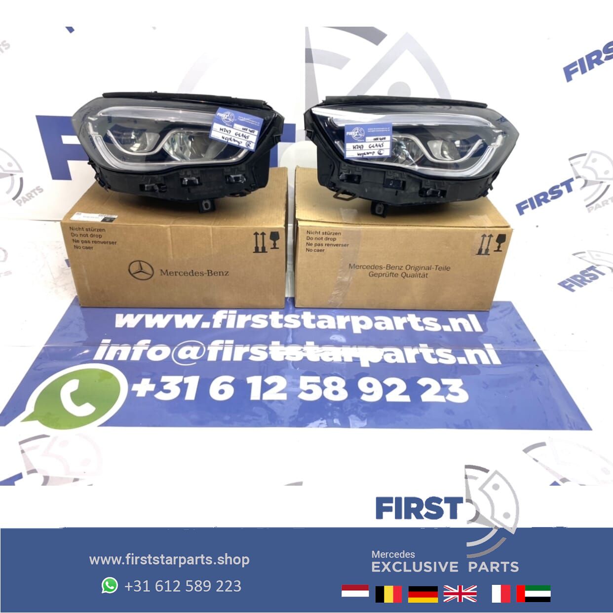 H247 GLA 2021 KOPLAMP LINKS originalineel Mercedes HIGH PERFORMANCE 2018-2022 headlight left and right usado en Menorca foto 5