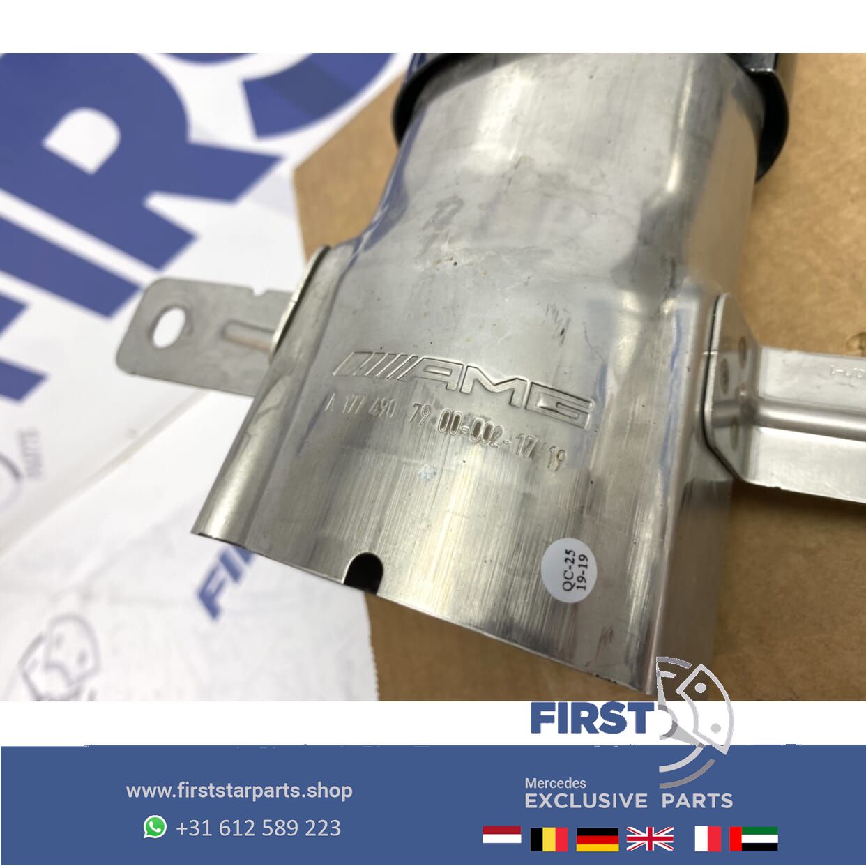W177 V177 A Clase A35 AMG escape SIERSTUKKEN ZWART originalineel Mercedes 2018-2022 exhaust decoration usado en Menorca foto 5