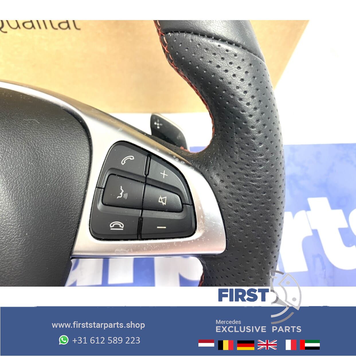 AMG STUUR + AIRBAG A B C CLA G E GLA ML GLE Clase originalINEEL Mercedes 2007-2019 steering wheel usado en Menorca foto 6