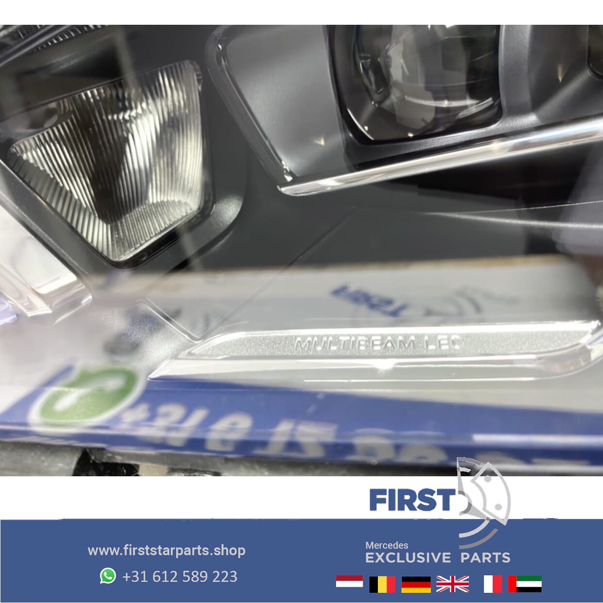 W118 LED MULTIBEAM KOPLAMPEN Mercedes CLA 2018-2022 LINKS RECHTS originalINEEL headlight left and right usado en Menorca foto 6