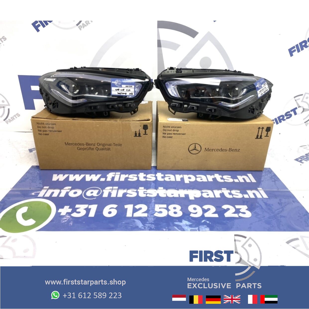 W118 LED MULTIBEAM KOPLAMPEN Mercedes CLA 2018-2022 LINKS RECHTS originalINEEL headlight left and right usado en Menorca