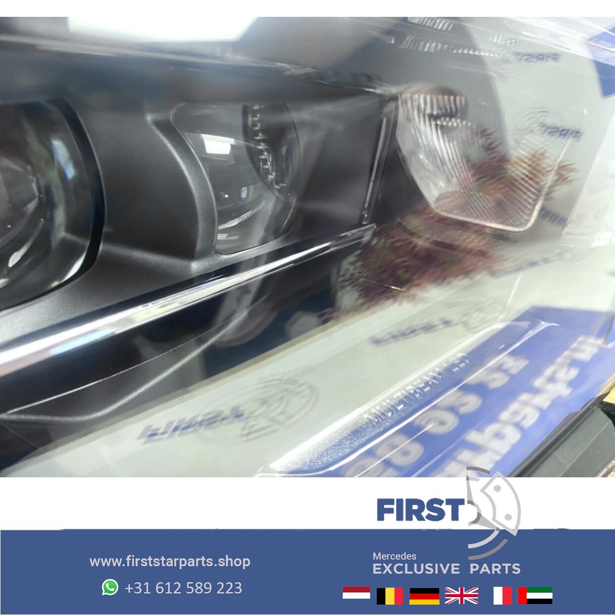 W118 LED MULTIBEAM KOPLAMPEN Mercedes CLA 2018-2022 LINKS RECHTS originalINEEL headlight left and right usado en Menorca foto 4