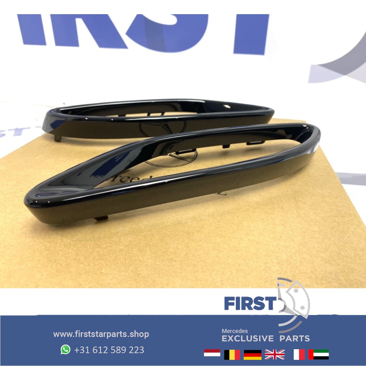 Mercedes Night Pakket AMG escape SIERLIJST W177 W247 W205 W118 H247 W213 W253 X247 W166 escapeSIERSTUK ZWART SET L/R exhaust decoration usado en Menorca foto 6