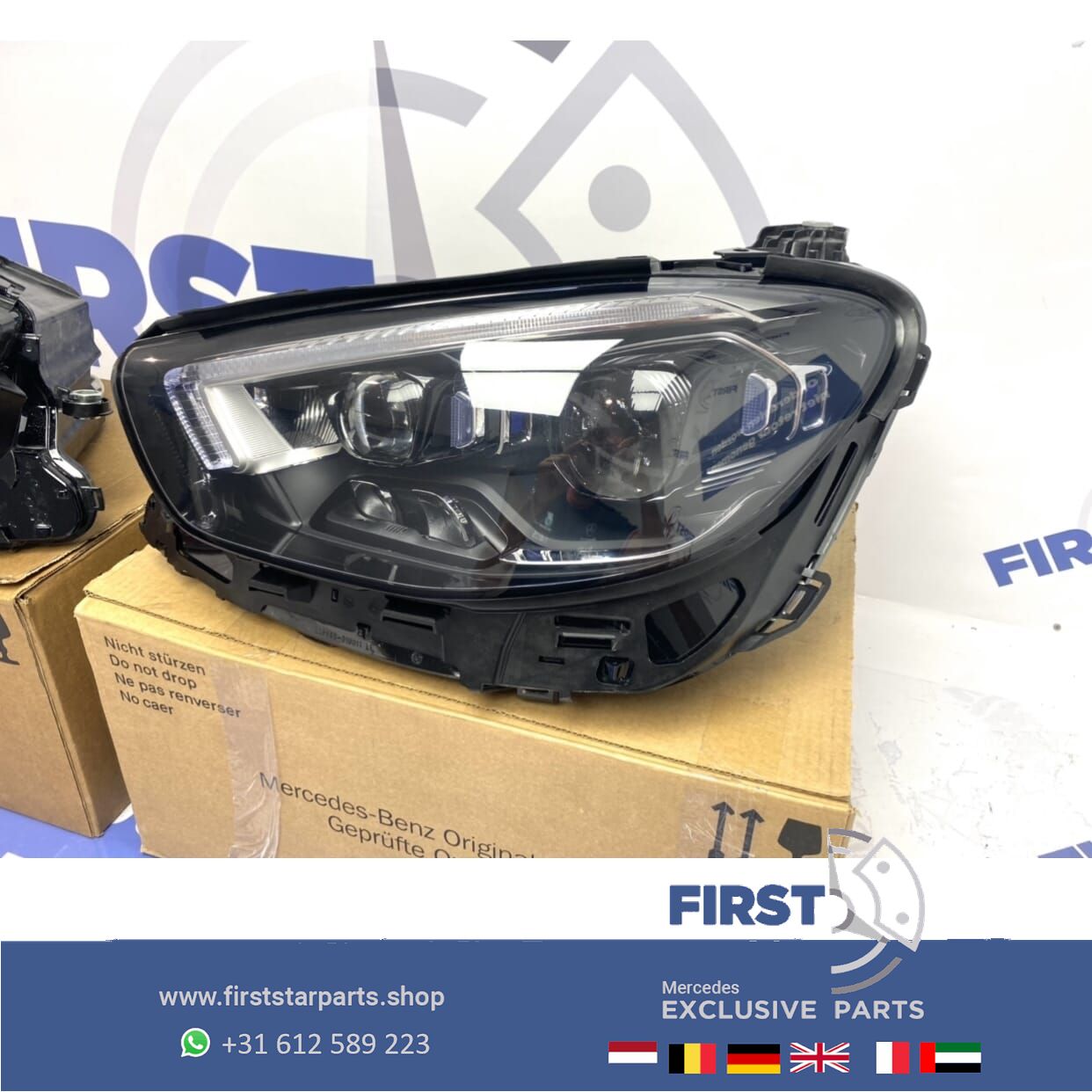 W213 W238 FACELIFT E Clase LED MULTIBEAM koplampen originalineel 2018-2021 links rechts set headlight left and right usado en Menorca foto 3