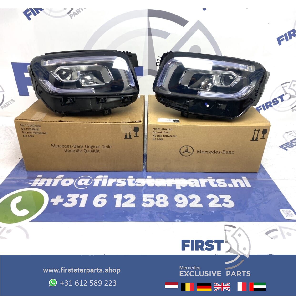 X247 A247 GLB Clase LED HIGH PERFORMANCE KOPLAMPEN SET 2018-2025 originalineel Mercedes LINKS + RECHTS headlight left and right usado en Menorca