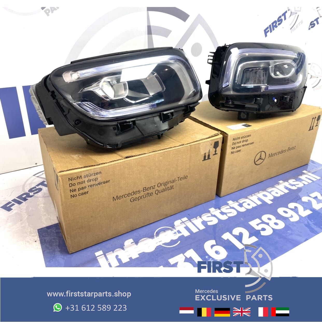 X247 A247 GLB Clase LED HIGH PERFORMANCE KOPLAMPEN SET 2018-2025 originalineel Mercedes LINKS + RECHTS headlight left and right usado en Menorca foto 2