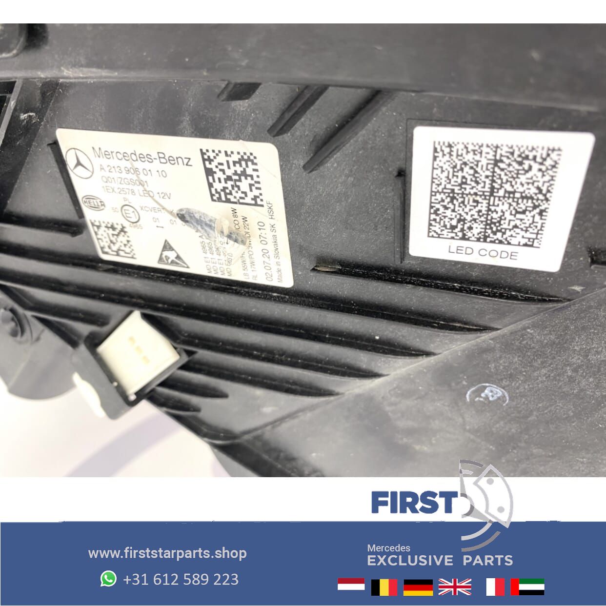 W213 C138 FACELIFT E Clase LED MULTIBEAM KOPLAMPEN SET completo 2019-2022 originalineel Mercedes KOPLAMPEN LINKS+RECHTS headlight left and right usado en Menorca foto 8